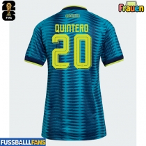 Kolumbien Juan Fernando Quintero #20 Auswärtstrikot Frauen EM 2024 Kurzarm